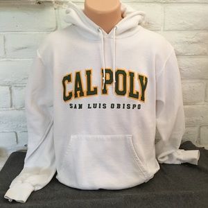 White Cal Poly Champion Hoodie